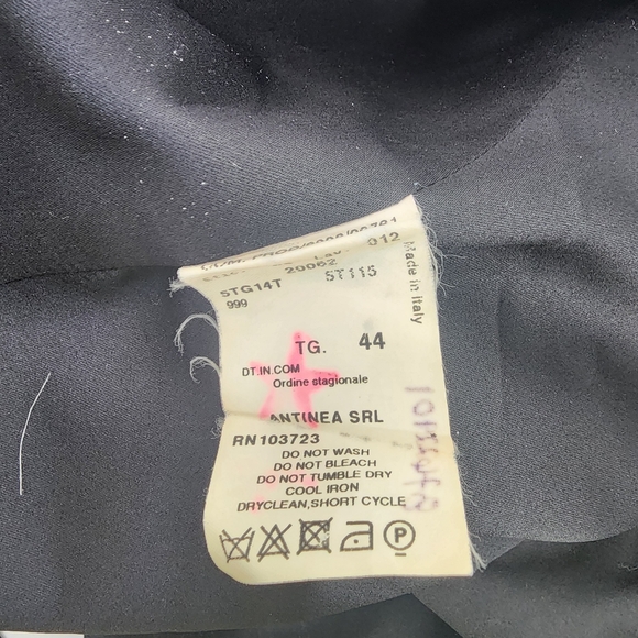 Armani collezioni woman floral Embossed black blazer size 8 - Picture 10 of 15